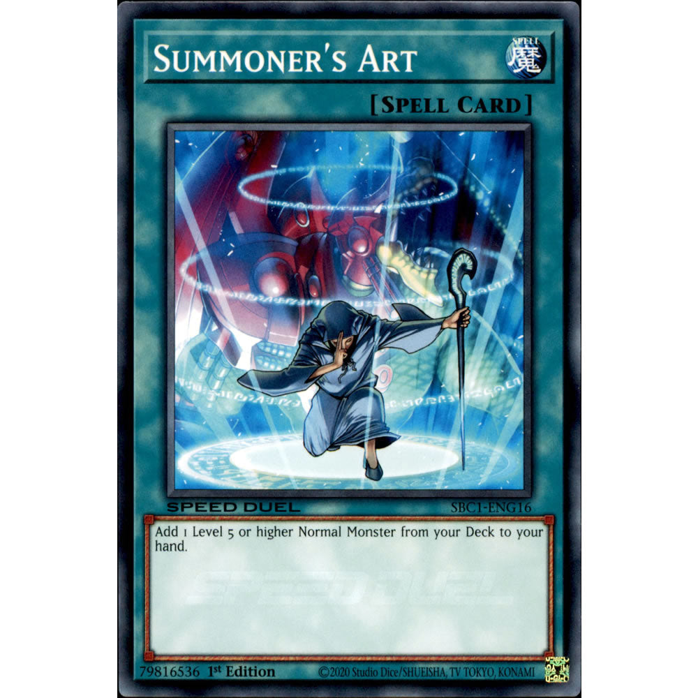 Summoner's Art SBC1-ENG16 Yu-Gi-Oh! Card from the Speed Duel: Streets of Battle City Set