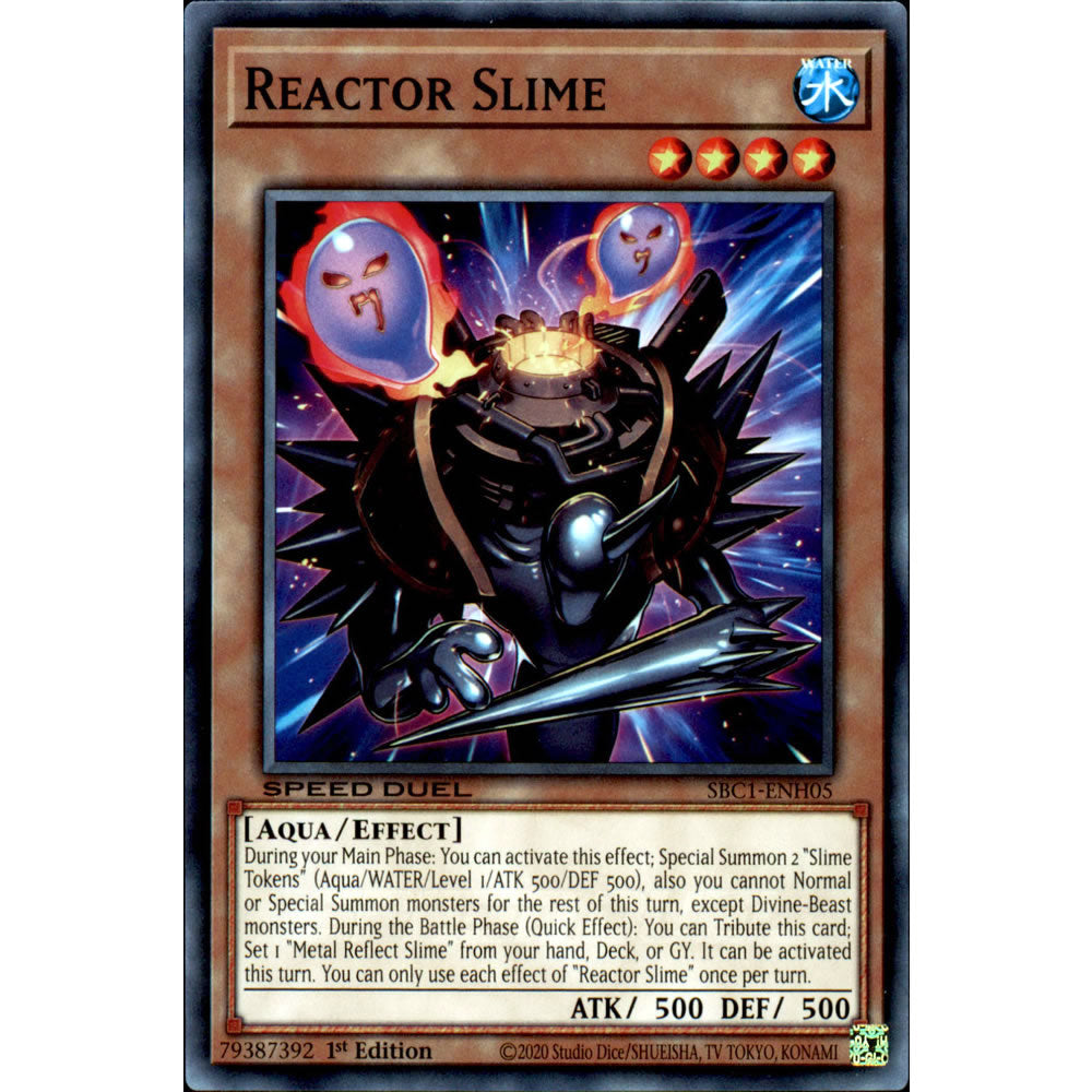 Reactor Slime SBC1-ENH05 Yu-Gi-Oh! Card from the Speed Duel: Streets of Battle City Set