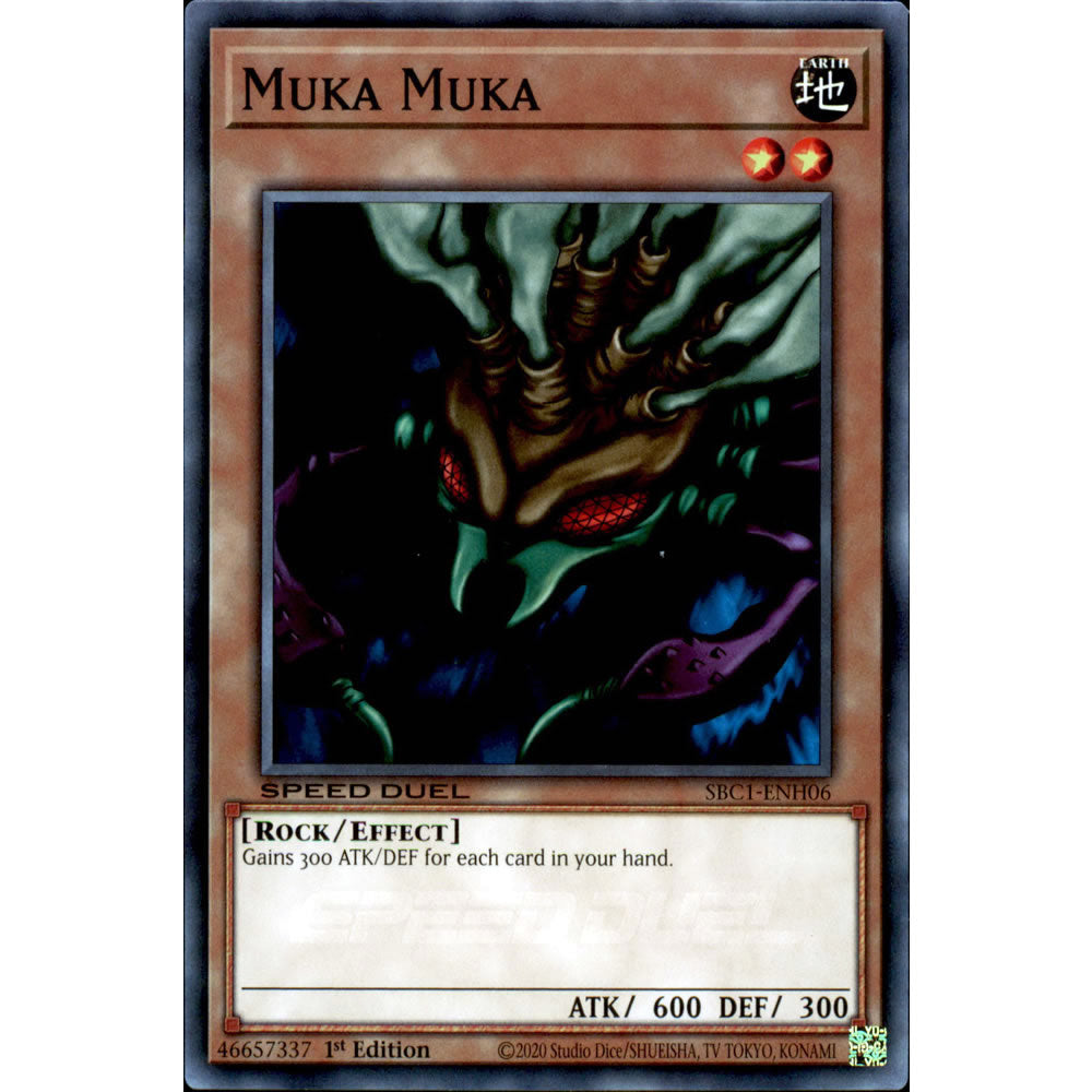 Muka Muka SBC1-ENH06 Yu-Gi-Oh! Card from the Speed Duel: Streets of Battle City Set