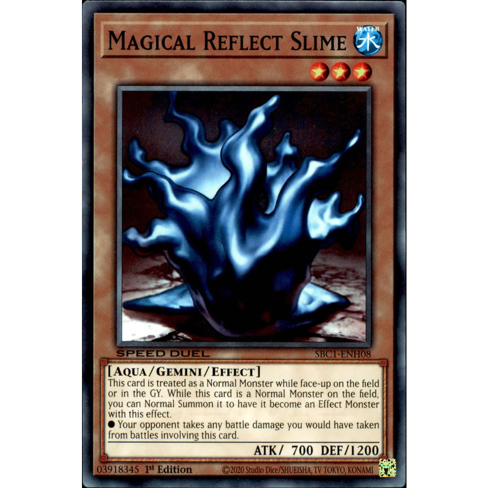 Magical Reflect Slime SBC1-ENH08 Yu-Gi-Oh! Card from the Speed Duel: Streets of Battle City Set
