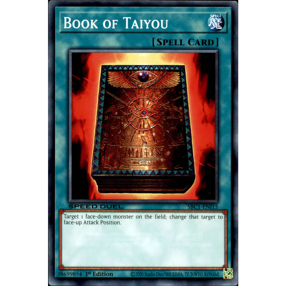Book of Taiyou SBC1-ENI15 Yu-Gi-Oh! Card from the Speed Duel: Streets of Battle City Set