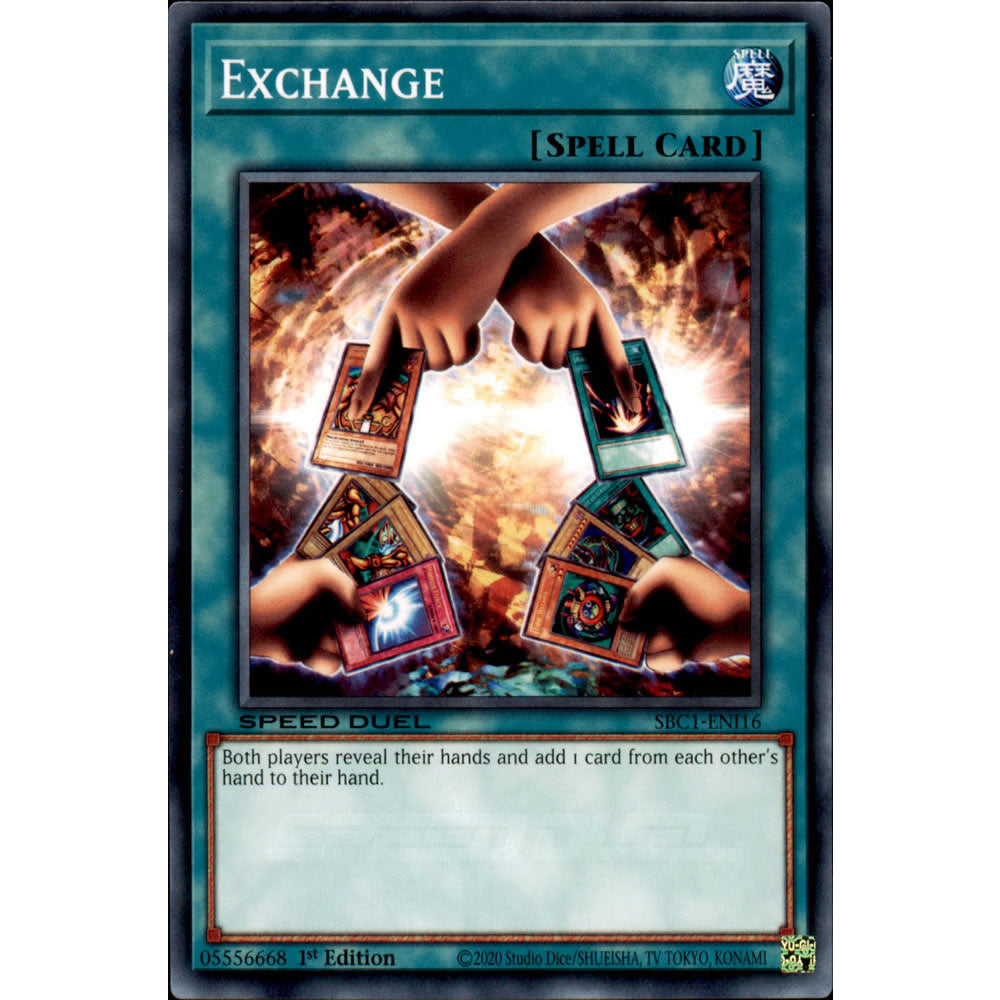 Exchange SBC1-ENI16 Yu-Gi-Oh! Card from the Speed Duel: Streets of Battle City Set