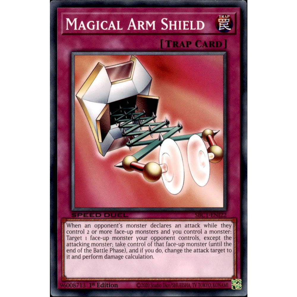 Magical Arm Shield SBC1-ENI22 Yu-Gi-Oh! Card from the Speed Duel: Streets of Battle City Set