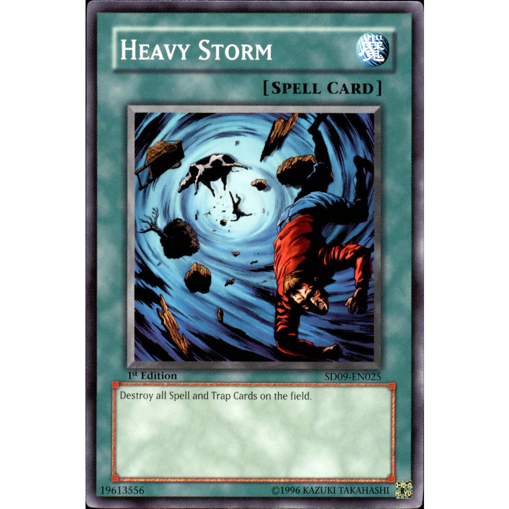 Heavy Storm SD09-EN025 Yu-Gi-Oh! Card from the Dinosaur's Rage Set