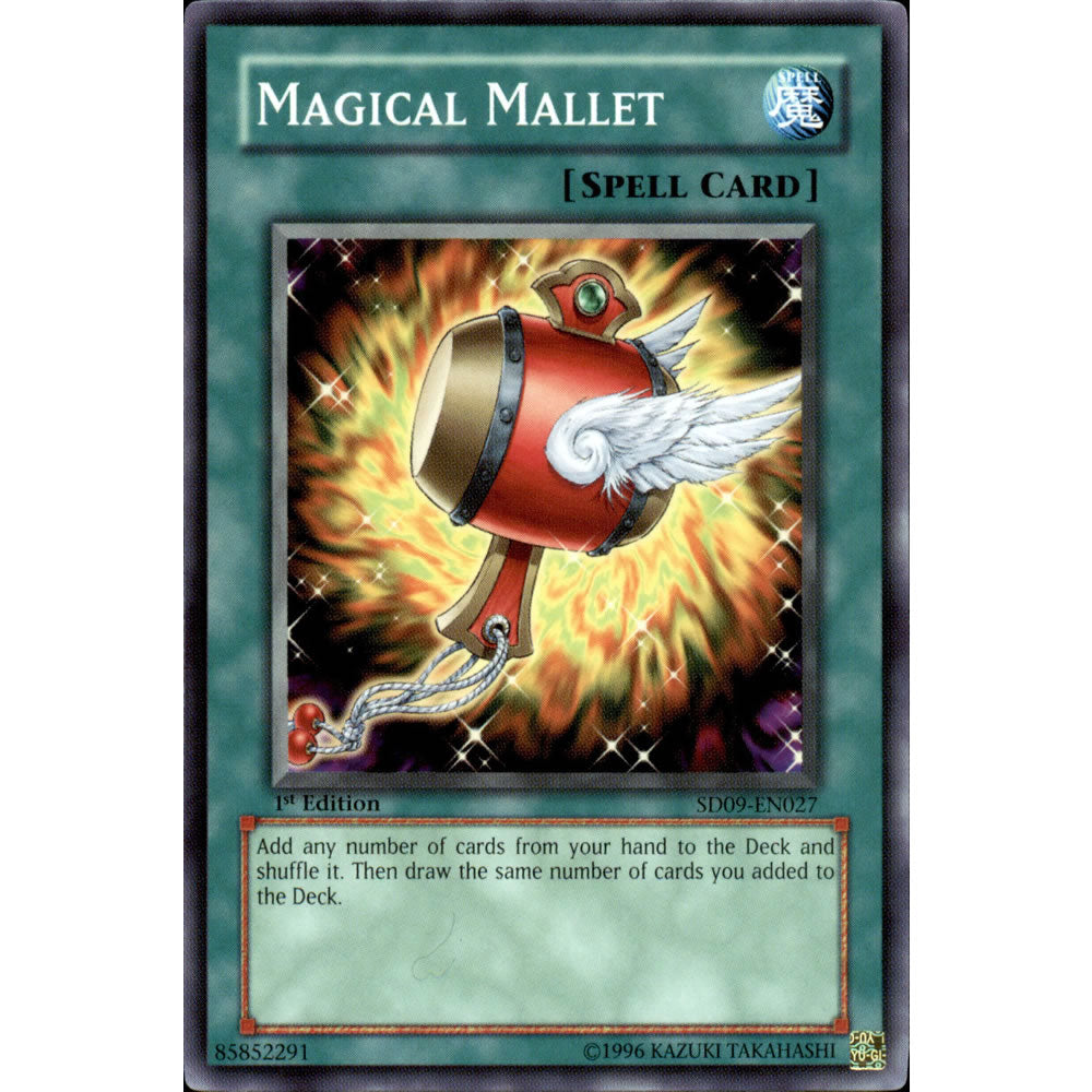 Magical Mallet SD09-EN027 Yu-Gi-Oh! Card from the Dinosaur's Rage Set