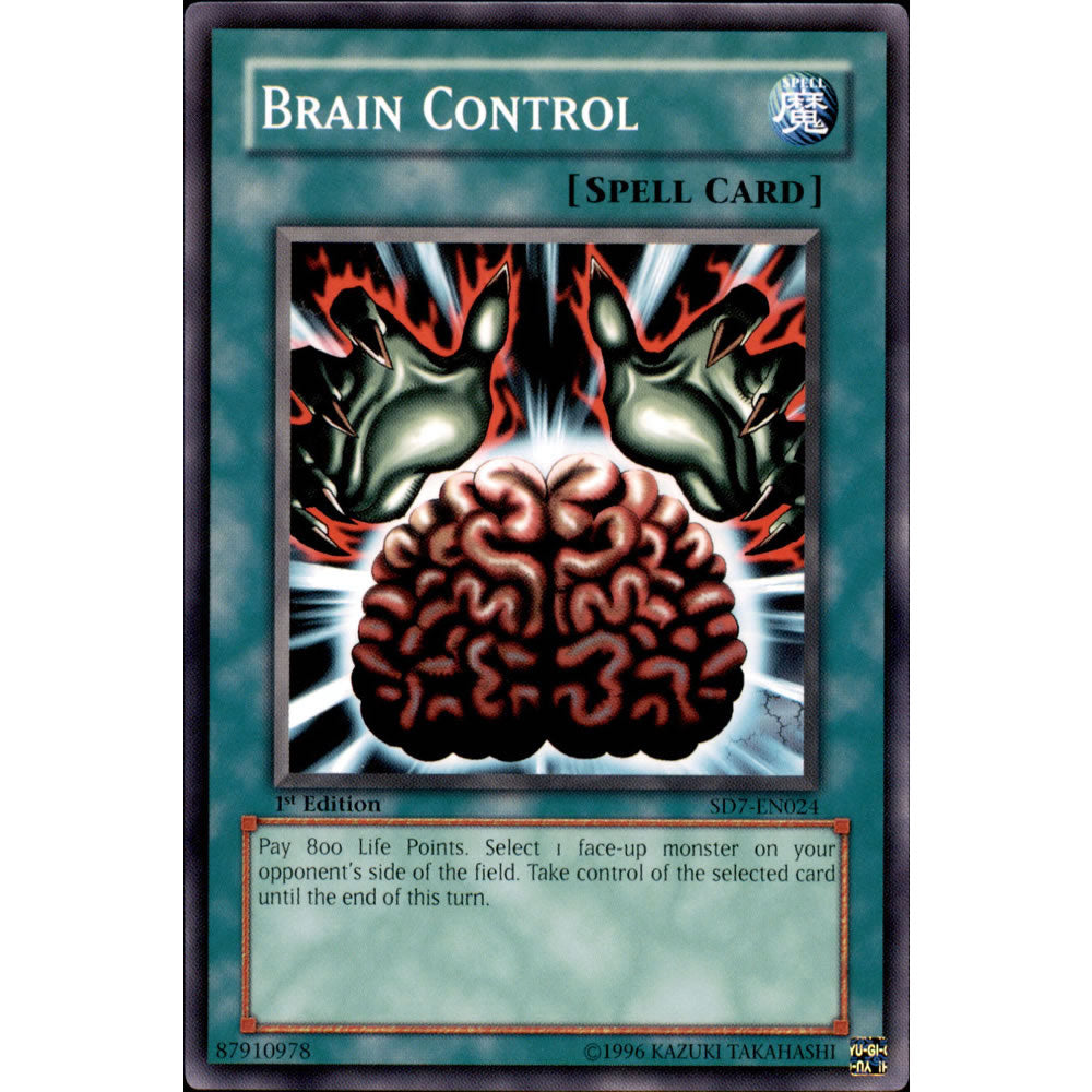 Brain Control SD7-EN024 Yu-Gi-Oh! Card