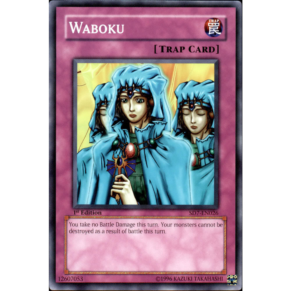 Waboku SD7-EN026 Yu-Gi-Oh! Card from the Invincible Fortress Set
