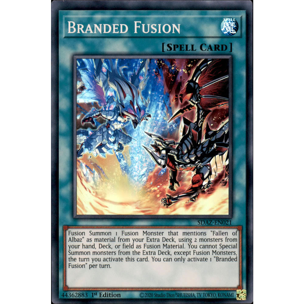 Branded Fusion SDAZ-EN021 Yu-Gi-Oh! Card - Deckboosters Branded Fusion SDAZ-EN021 Yu-Gi-Oh! Card - Deckboosters