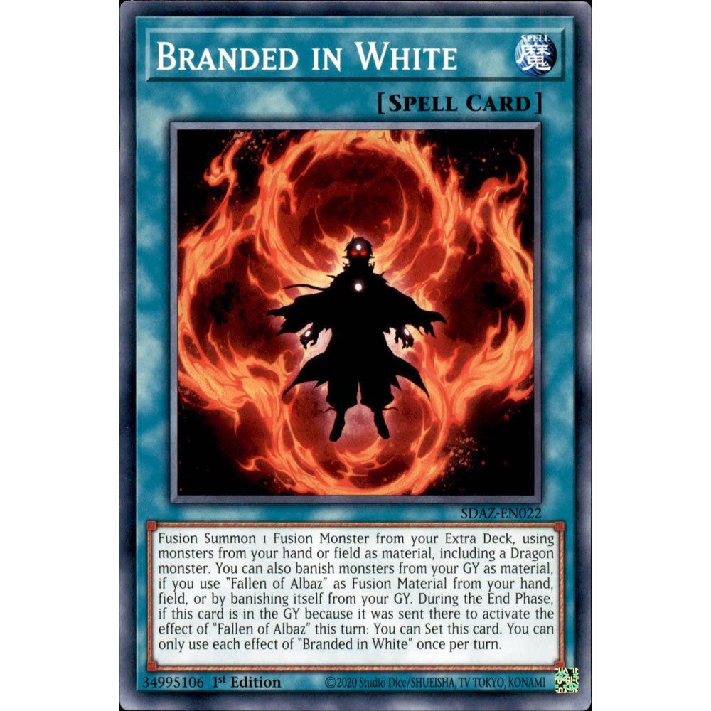 Branded in White SDAZ-EN022 Yu-Gi-Oh! Card from the Albaz Strike Set