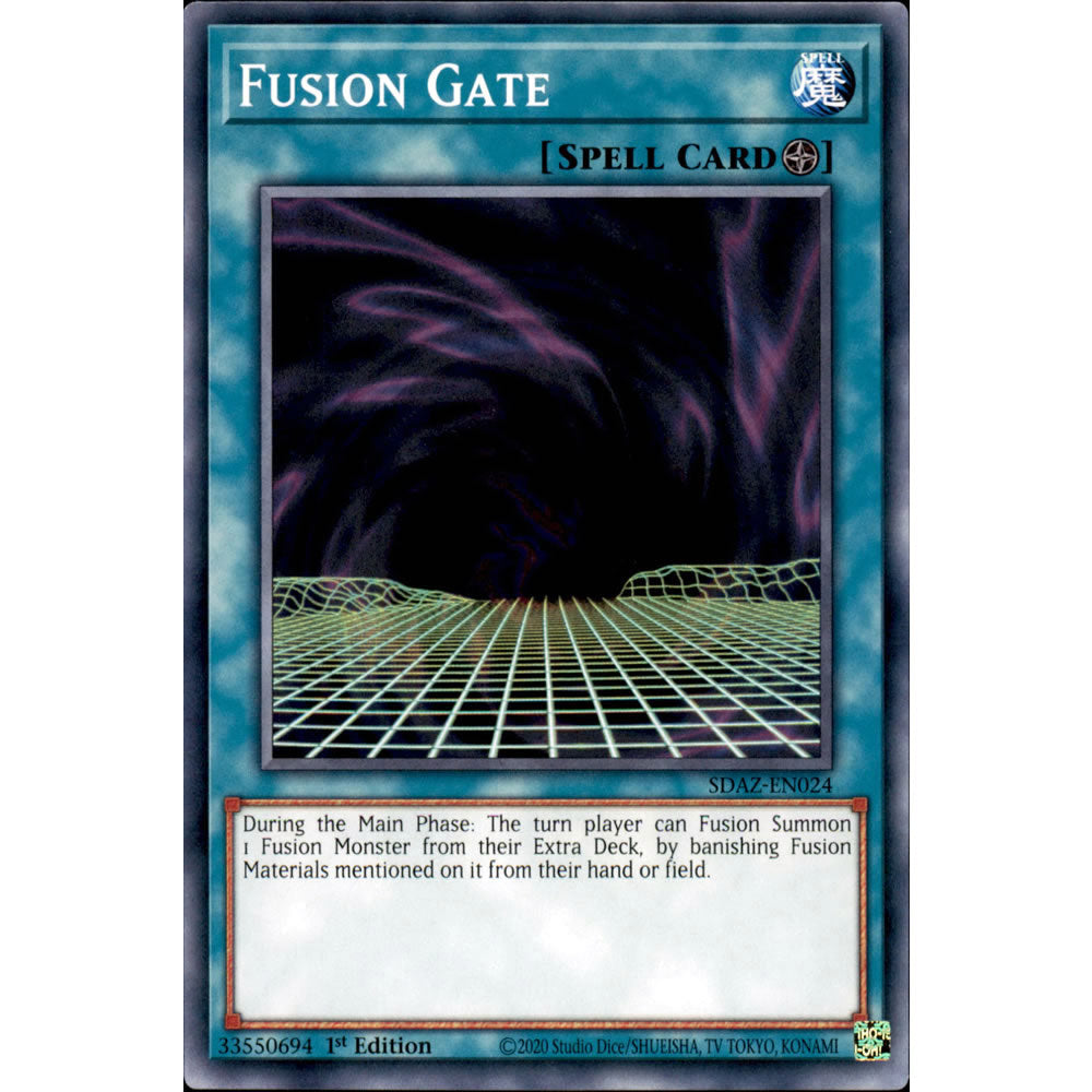 yugioh card fusion gate Fusion Gate SDAZ-EN024 Yu-Gi-Oh! Card