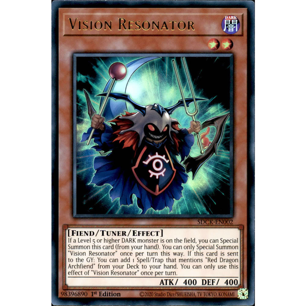 Vision Resonator SDCK-EN002 Yu-Gi-Oh! Card - Deckboosters Vision Resonator SDCK-EN002 Yu-Gi-Oh! Card - Deckboosters