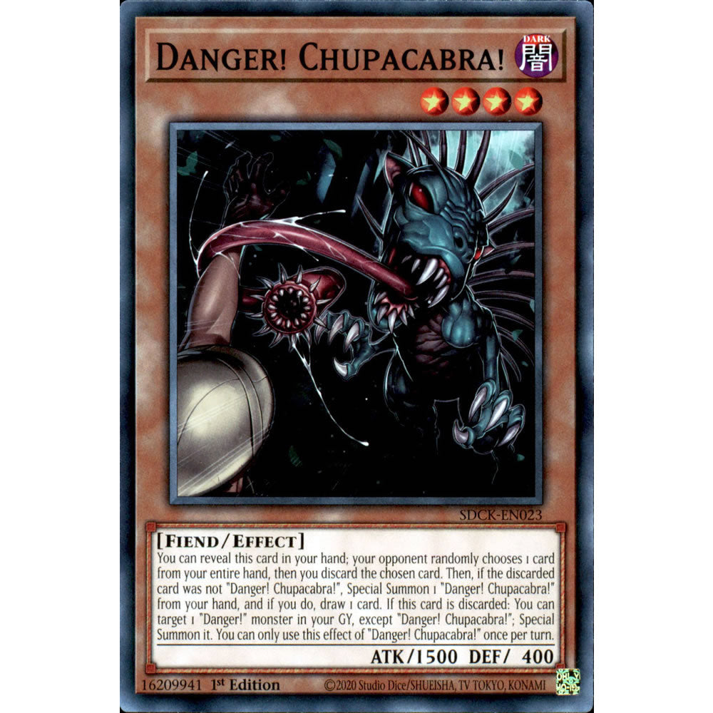 Danger! Chupacabra! SDCK-EN023 Yu-Gi-Oh! Card Danger! Chupacabra! SDCK-EN023 Yu-Gi-Oh! Card