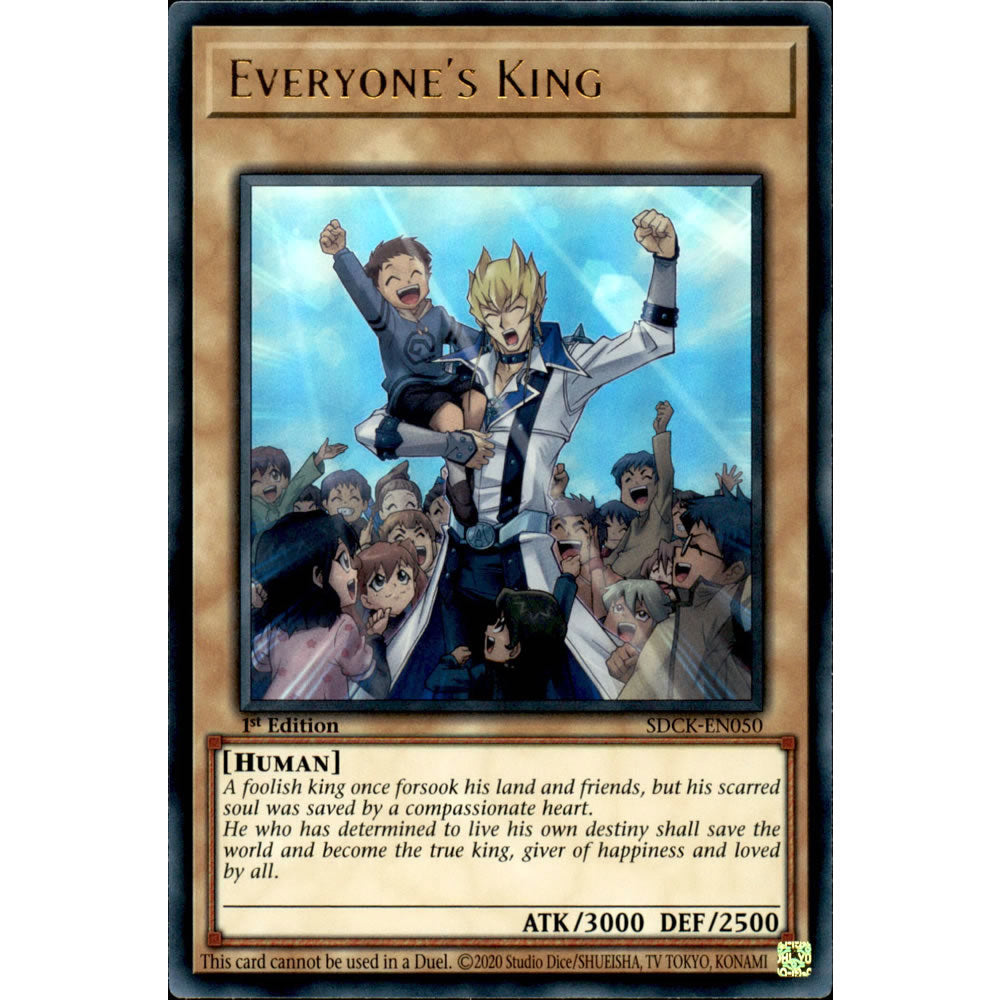 Everyone's King SDCK-EN050 Yu-Gi-Oh! Card from the The Crimson King Set