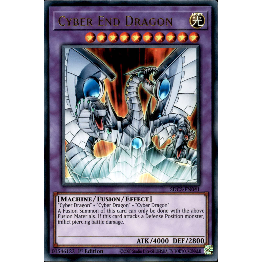 Cyber End Dragon SDCS-EN041 Yu-Gi-Oh! Card from the Cyber Strike Set