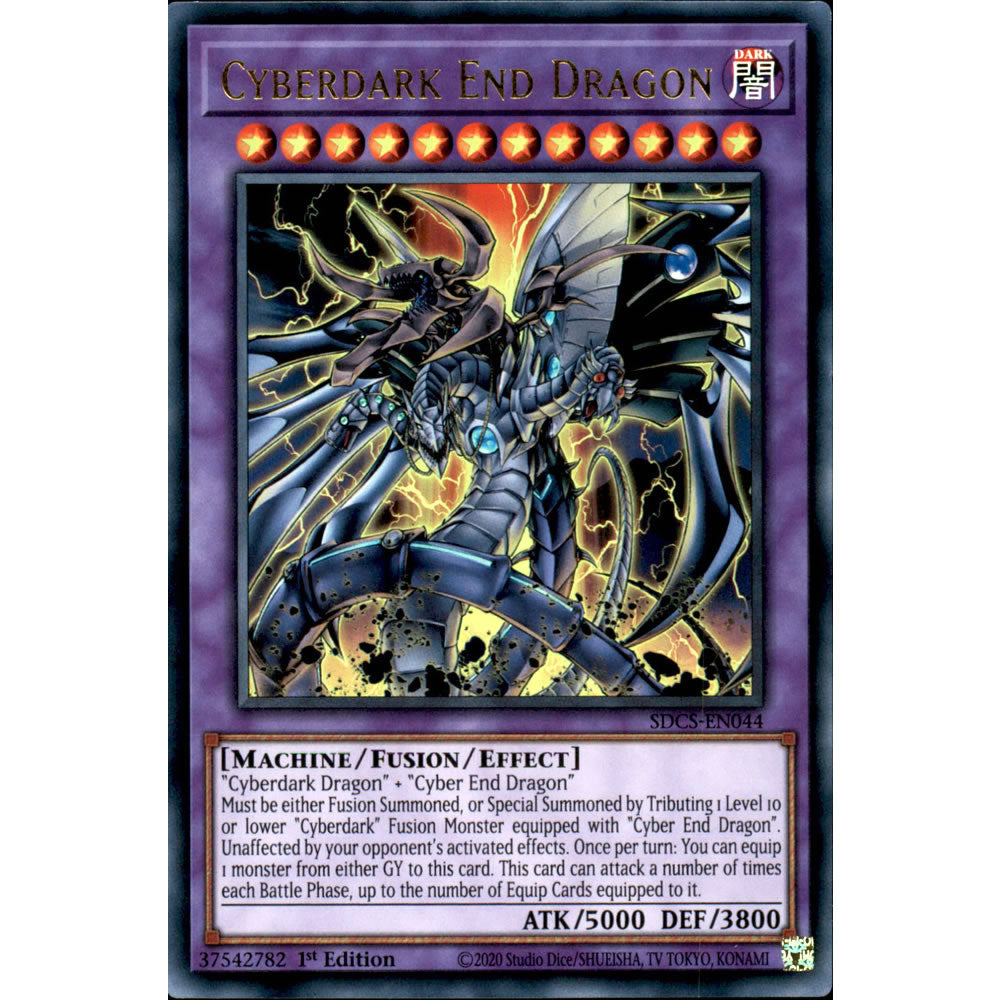 yugioh cyberdark dragon deck Cyberdark End Dragon SDCS-EN044 Yu-Gi-Oh! Card