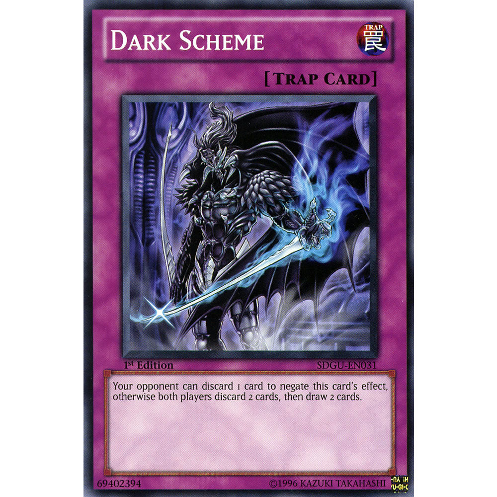 Dark Scheme SDGU-EN031 Yu-Gi-Oh! Card from the Gates of the Underworld Set