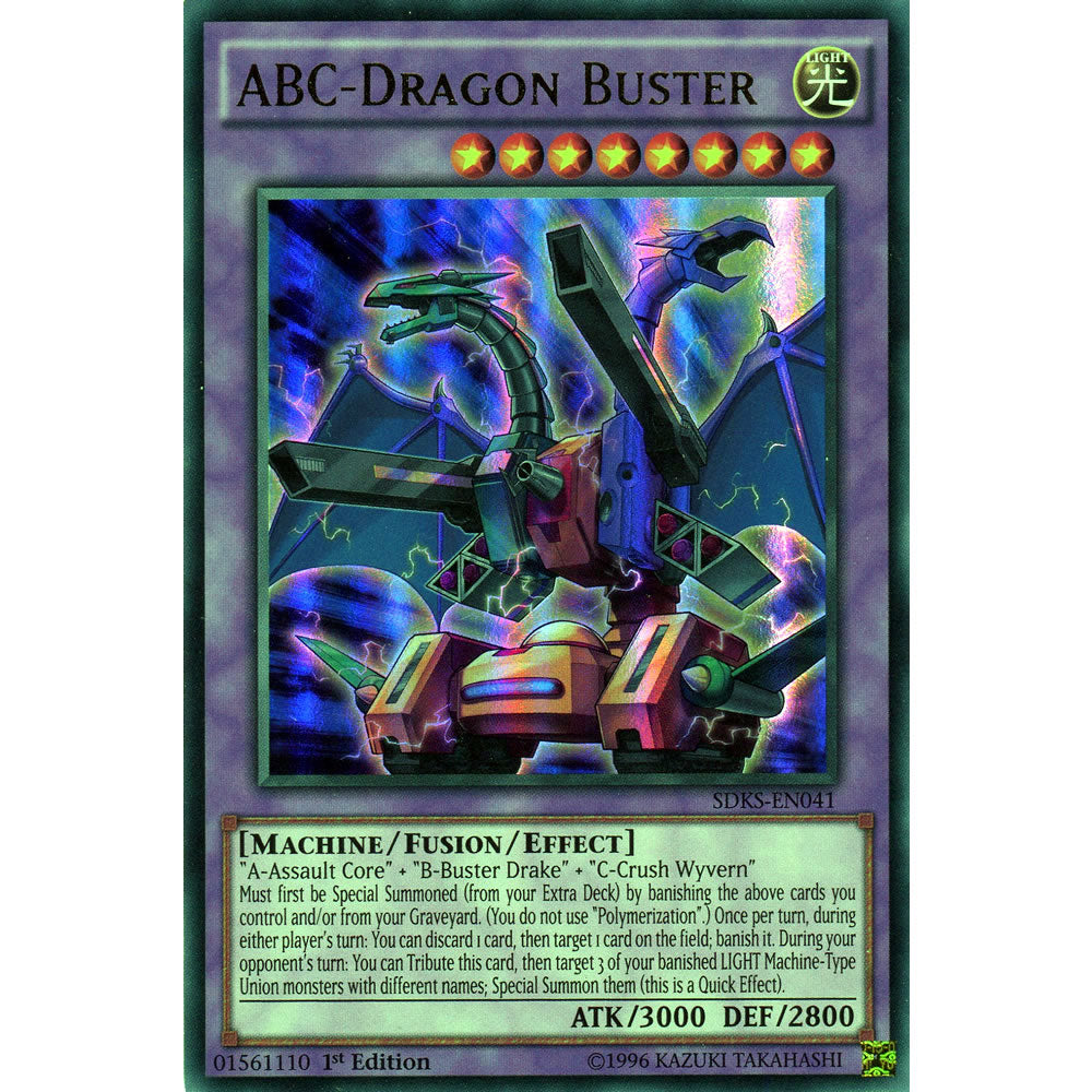 ABC-Dragon Buster SDKS-EN041 Yu-Gi-Oh! Card from the Seto Kaiba Set
