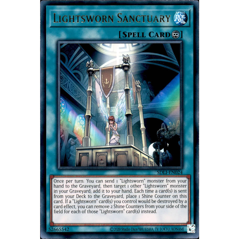 Lightsworn Sanctuary SDLI-EN024 Yu-Gi-Oh! Card from the Realm of Light Set
