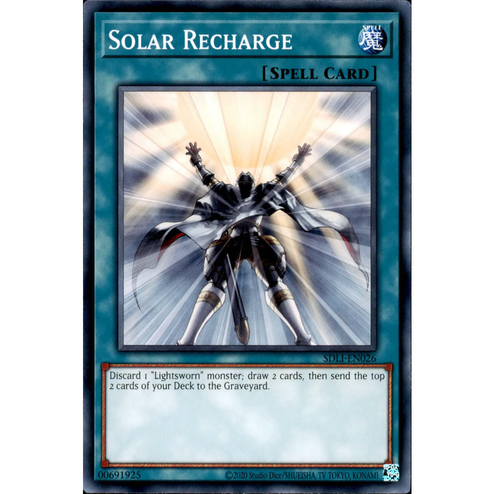 Solar Recharge SDLI-EN026 Yu-Gi-Oh! Card from the Realm of Light Set