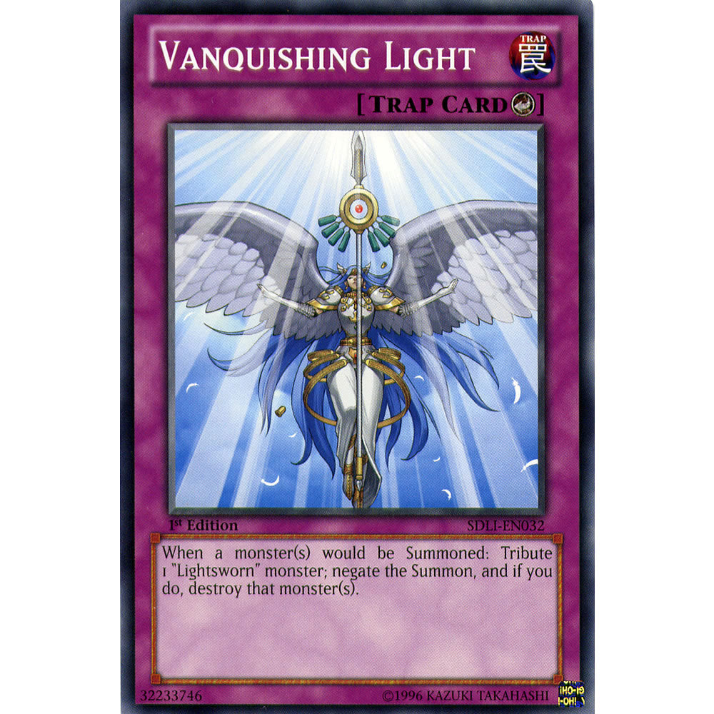 Vanquishing Light SDLI-EN032 Yu-Gi-Oh! Card from the Realm of Light Set