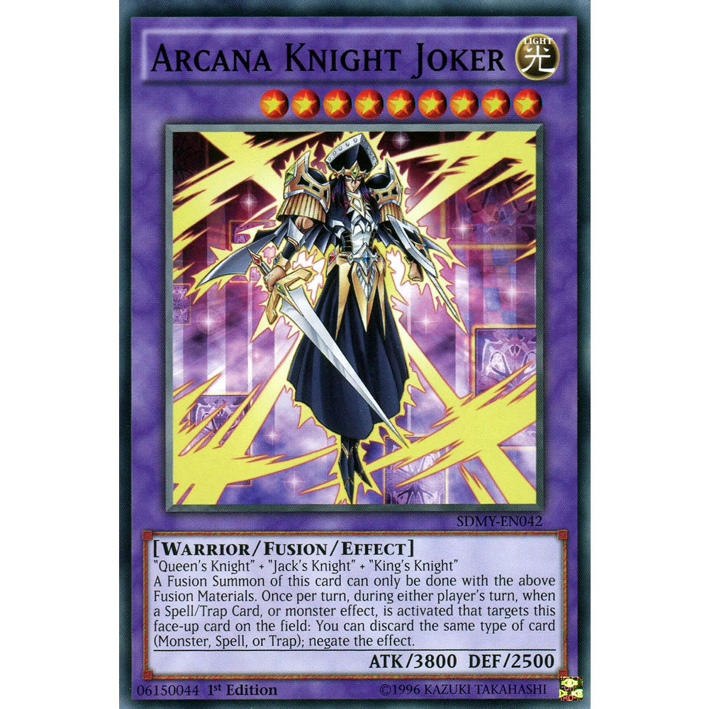 Arcana Knight Joker SDMY-EN042 Yu-Gi-Oh! Card from the Yugi Muto Set