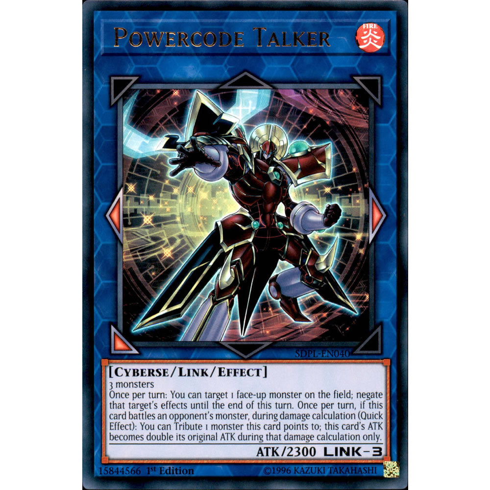 Powercode Talker SDPL-EN040 Yu-Gi-Oh! Card from the Powercode Link Set