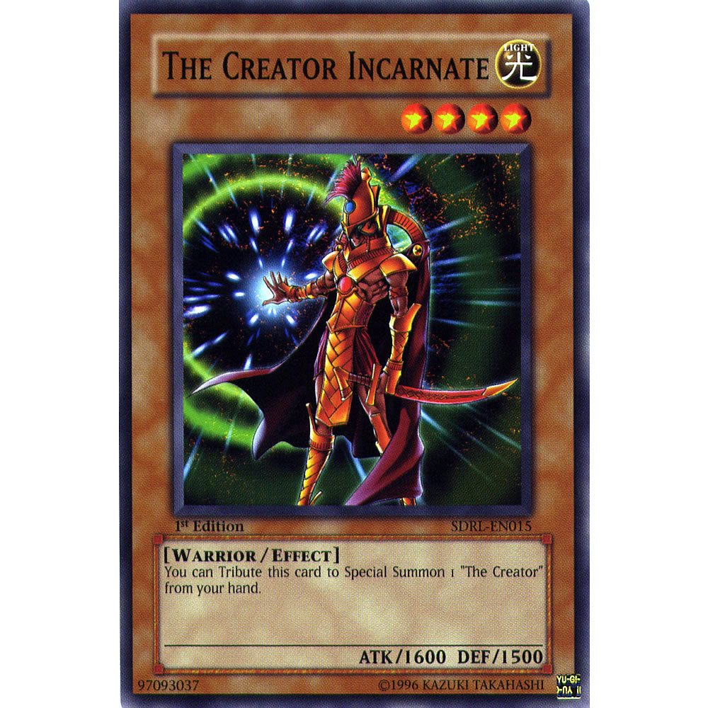The Creator Incarnate SDRL-EN015 Yu-Gi-Oh! Card The Creator Incarnate SDRL-EN015 Yu-Gi-Oh! Card
