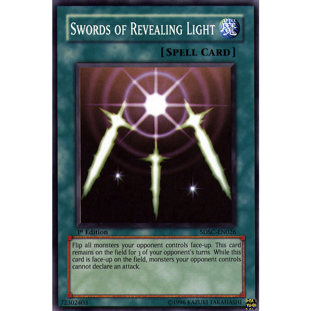 Swords of Revealing Light SDSC-EN026 Yu-Gi-Oh! Card from the Spellcasters Command Set