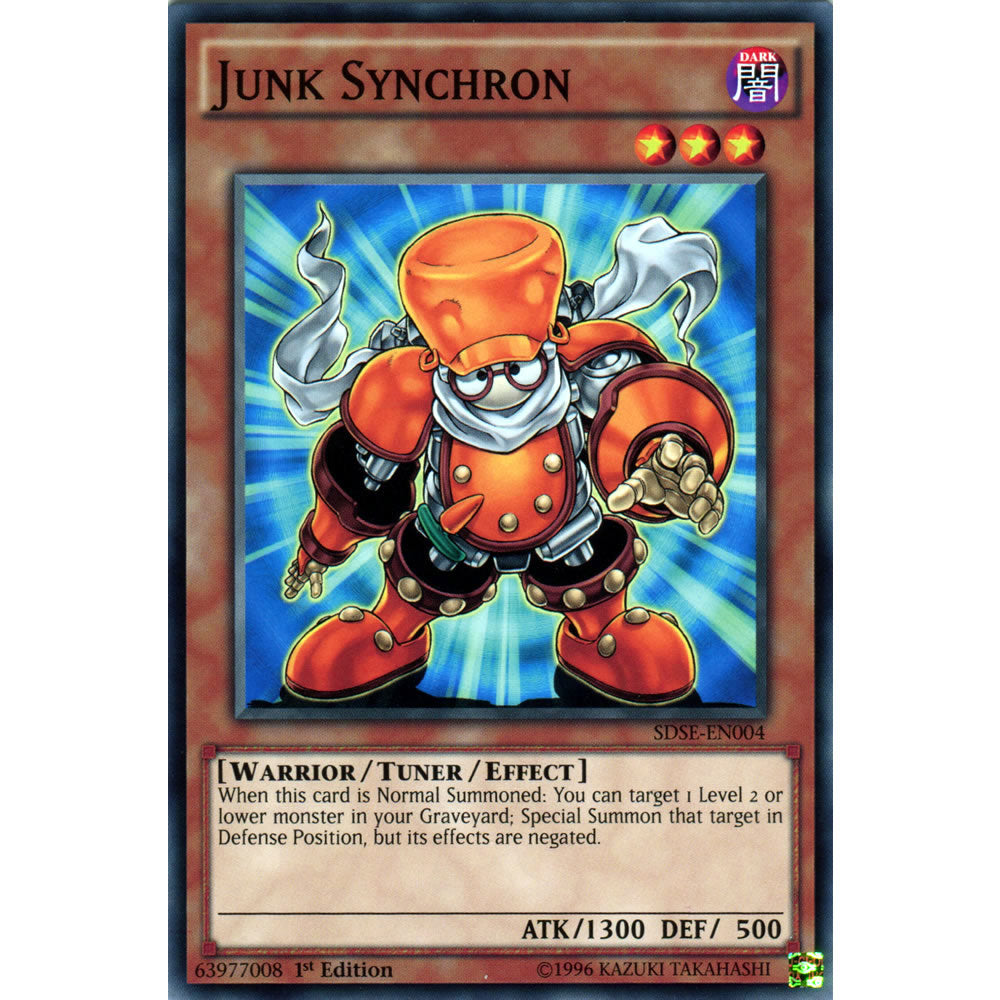 yugioh junk cards Junk Synchron SDSE-EN004 Yu-Gi-Oh! Card