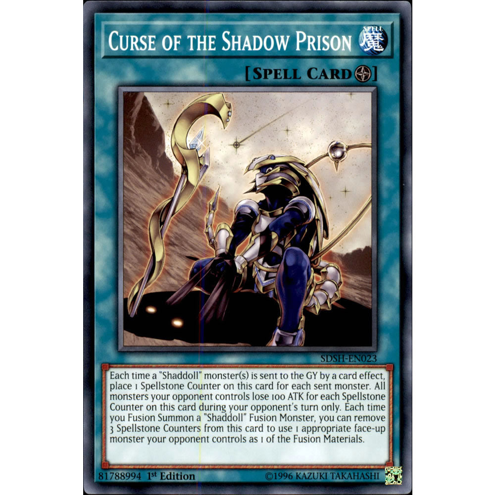 Curse of the Shadow Prison SDSH-EN023 Yu-Gi-Oh! Card Curse of the Shadow Prison SDSH-EN023 Yu-Gi-Oh! Card