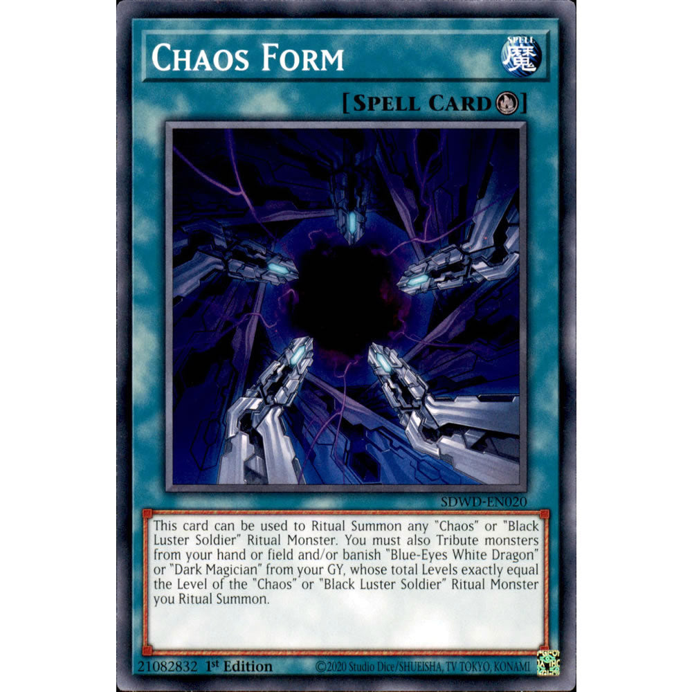 yugioh chaos form card Chaos Form SDWD-EN020 Yu-Gi-Oh! Card