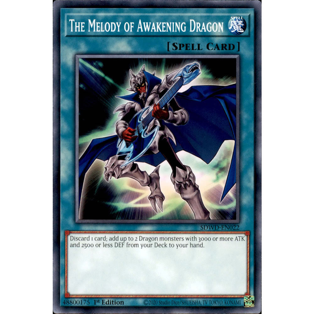 yugioh add dragon from deck to hand The Melody of Awakening Dragon SDWD-EN022 Yu-Gi-Oh! Card