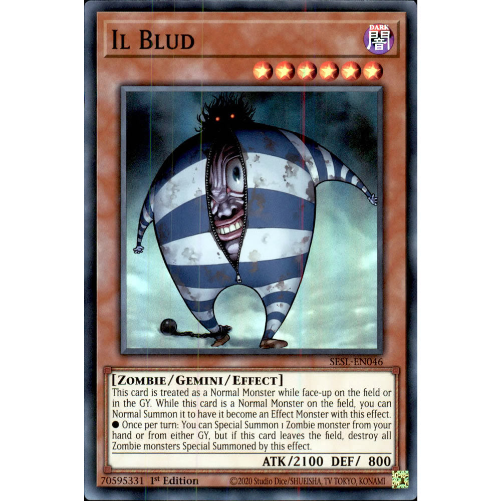 Il Blud SESL-EN046 Yu-Gi-Oh! Card from the Secret Slayers Set