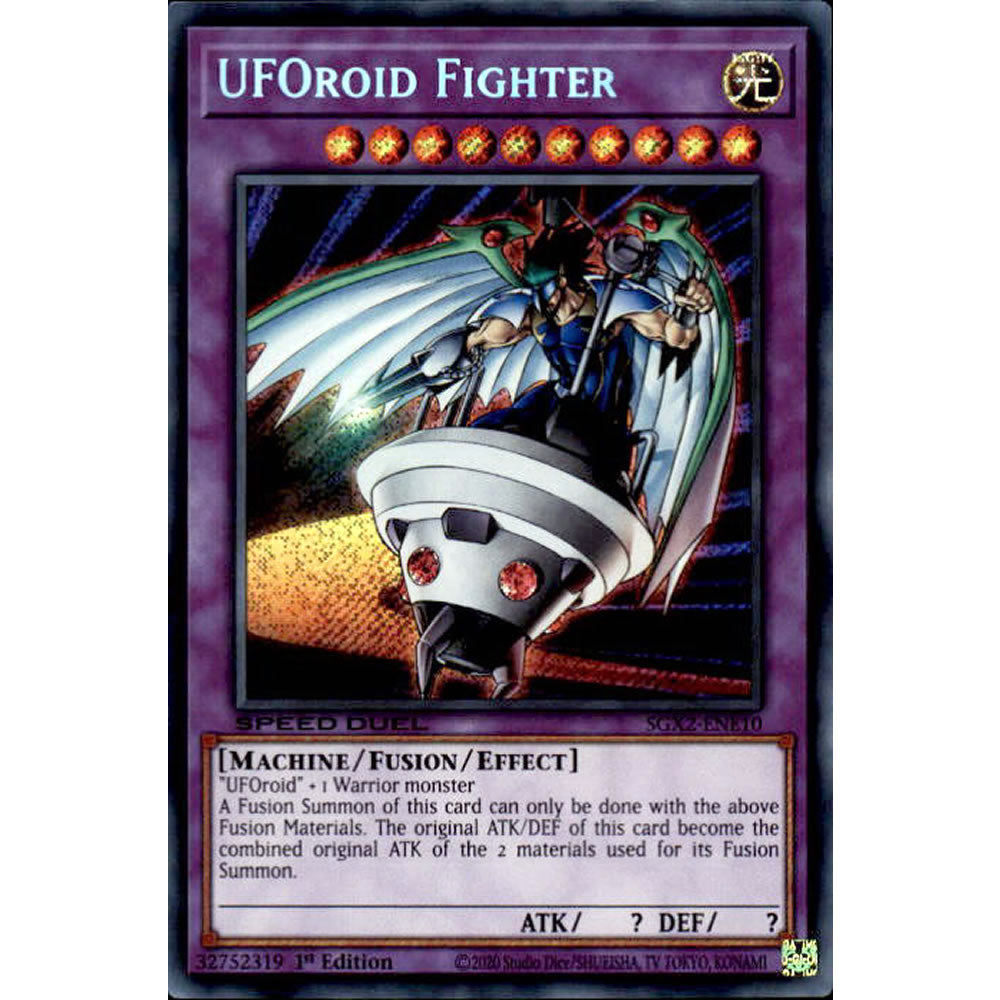 UFOroid Fighter SGX2-ENE10 Yu-Gi-Oh! Card from the Speed Duel GX: Midterm Paradox Set