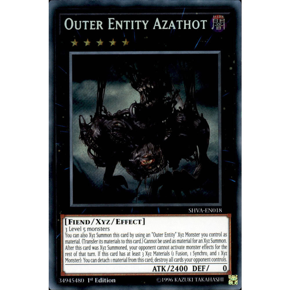 yugioh entity cards Outer Entity Azathot SHVA-EN018 Yu-Gi-Oh! Card