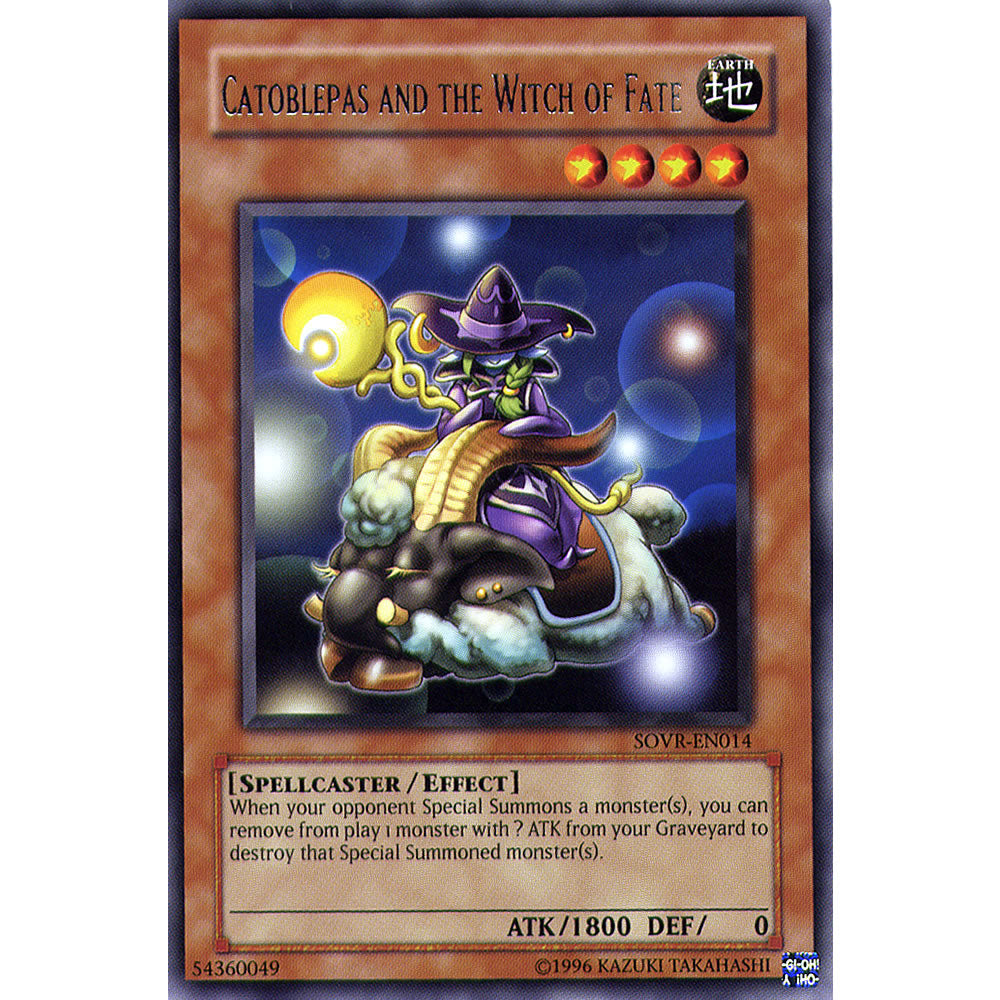 Catoblepas and the Witch of Fate SOVR-EN014 Yu-Gi-Oh! Card Catoblepas and the Witch of Fate SOVR-EN014 Yu-Gi-Oh! Card