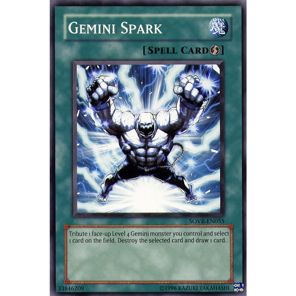 Gemini Spark SOVR-EN055 Yu-Gi-Oh! Card - Deckboosters Gemini Spark SOVR-EN055 Yu-Gi-Oh! Card - Deckboosters