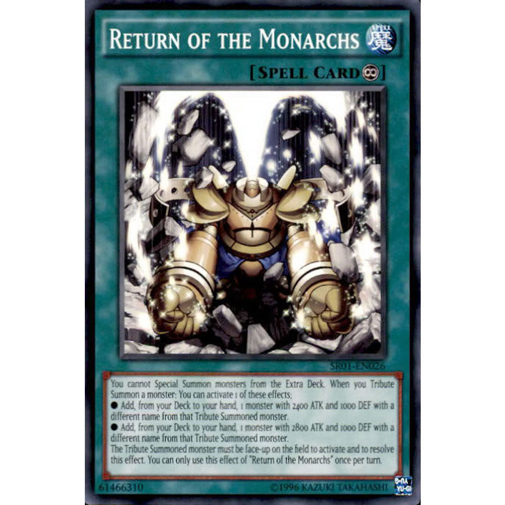 Return of the Monarchs SR01-EN026 Yu-Gi-Oh! Card from the Emperor of Darkness Set