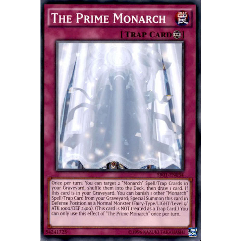 The Prime Monarch SR01-EN034 Yu-Gi-Oh! Card from the Emperor of Darkness Set