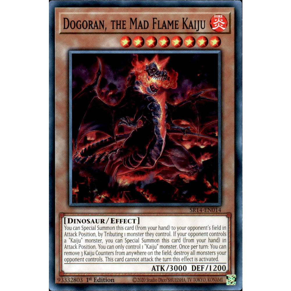 Dogoran, the Mad Flame Kaiju SR14-EN014 Yu-Gi-Oh! Card Dogoran, the Mad Flame Kaiju SR14-EN014 Yu-Gi-Oh! Card