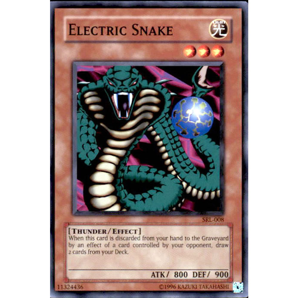Electric Snake SRL-008 Yu-Gi-Oh! Card from the Spell Ruler Set