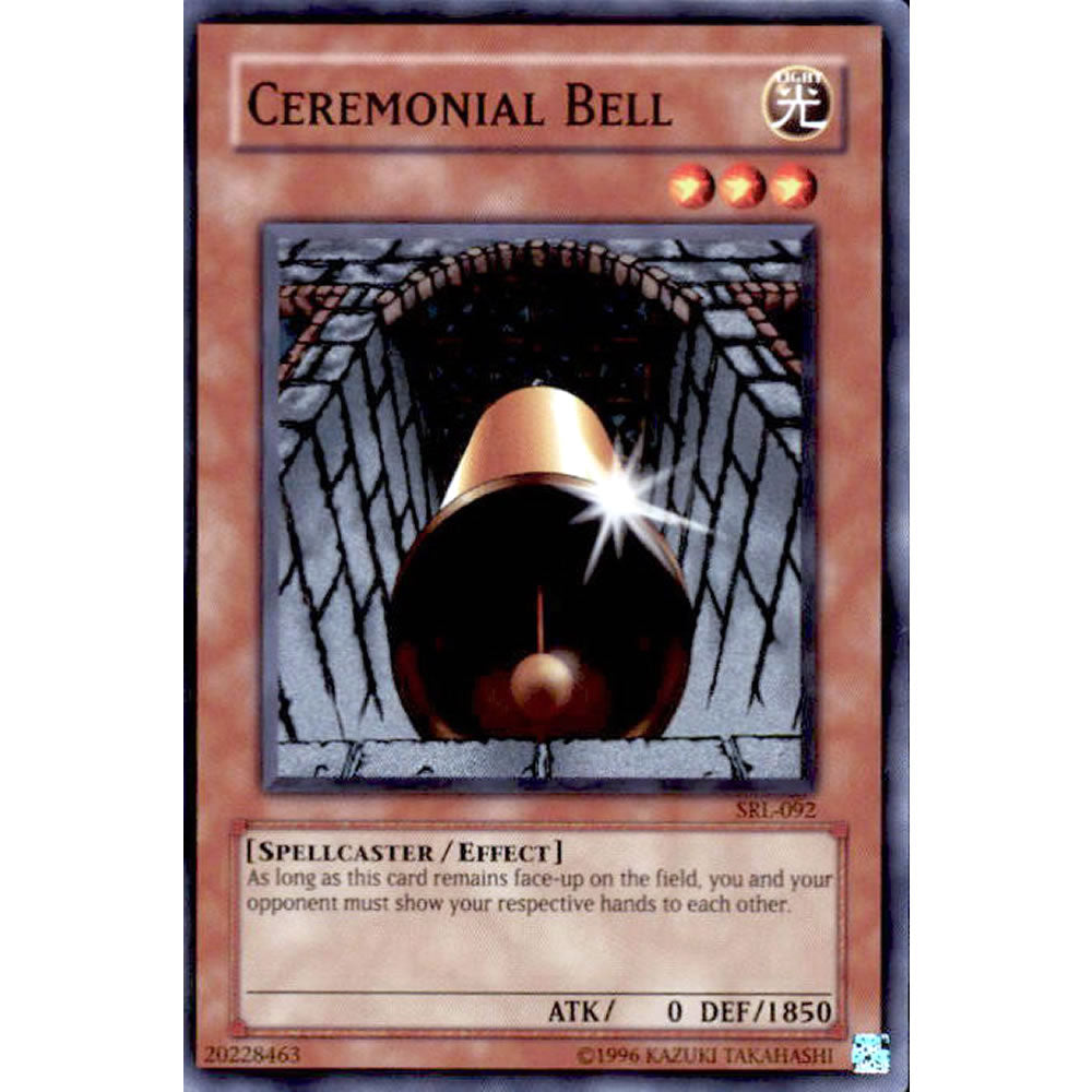 Ceremonial Bell SRL-092 Yu-Gi-Oh! Card from the Spell Ruler Set