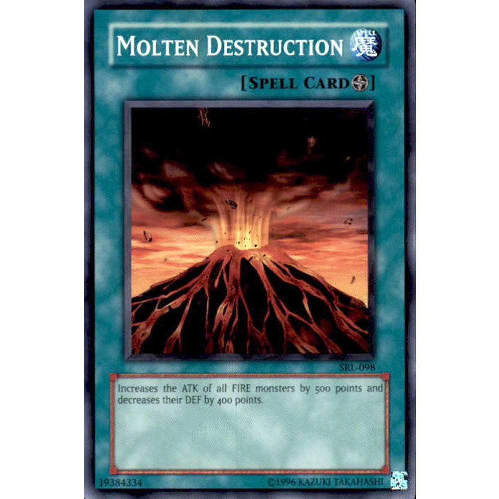 Molten Destruction SRL-098 Yu-Gi-Oh! Card from the Spell Ruler Set