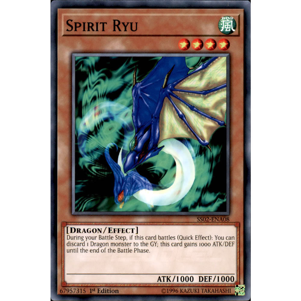 Spirit Ryu SS02-ENA08 Yu-Gi-Oh! Card - Deckboosters Spirit Ryu SS02-ENA08 Yu-Gi-Oh! Card - Deckboosters