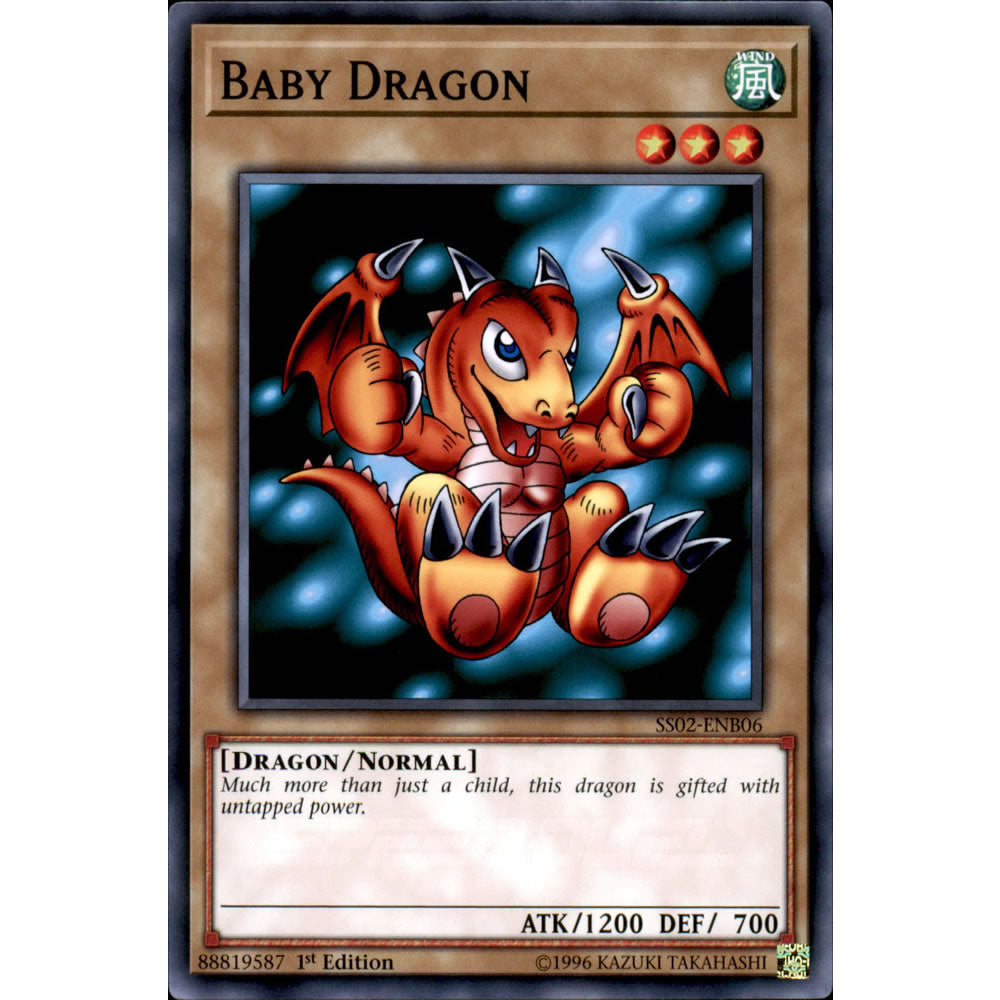 Baby Dragon SS02-ENB06 Yu-Gi-Oh! Card from the Speed Duel: Duelists of Tomorrow Set