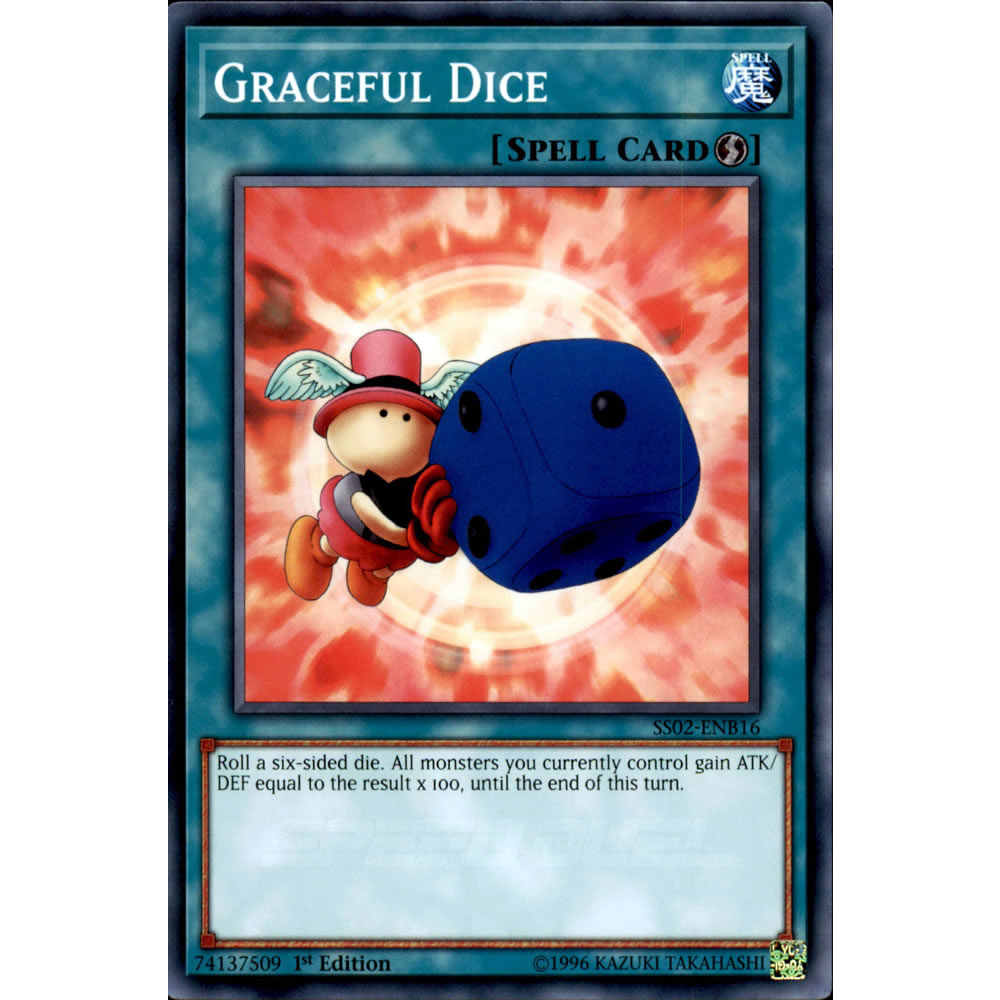 Graceful Dice SS02-ENB16 Yu-Gi-Oh! Card from the Speed Duel: Duelists of Tomorrow Set