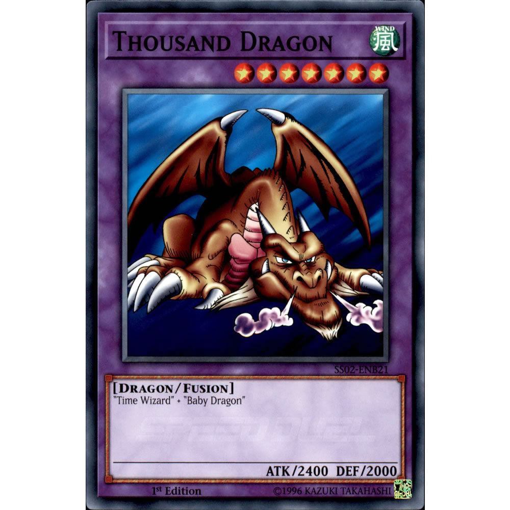 Thousand Dragon SS02-ENB21 Yu-Gi-Oh! Card from the Speed Duel: Duelists of Tomorrow Set