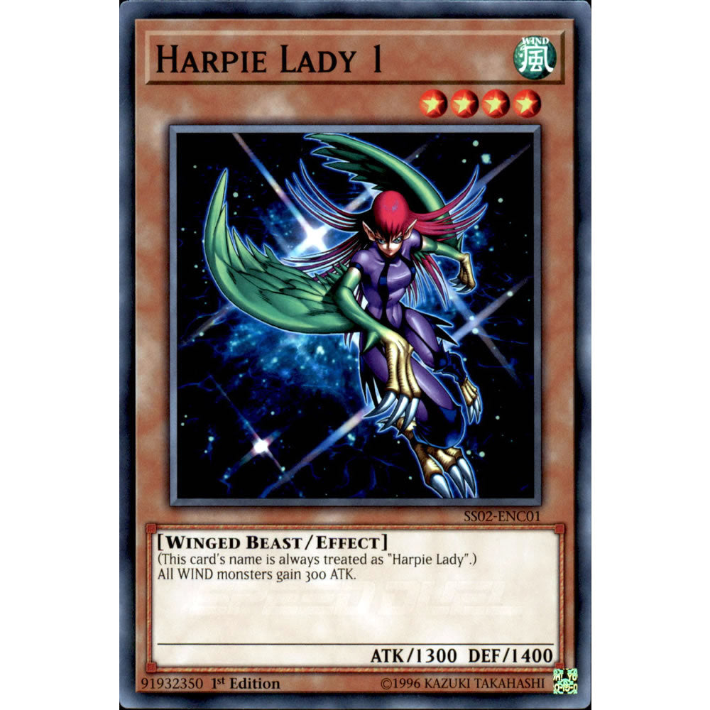 Harpie Lady 1 SS02-ENC01 Yu-Gi-Oh! Card from the Speed Duel: Duelists of Tomorrow Set