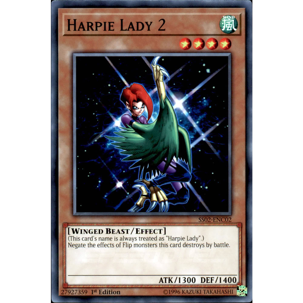 Harpie Lady 2 SS02-ENC02 Yu-Gi-Oh! Card from the Speed Duel: Duelists of Tomorrow Set