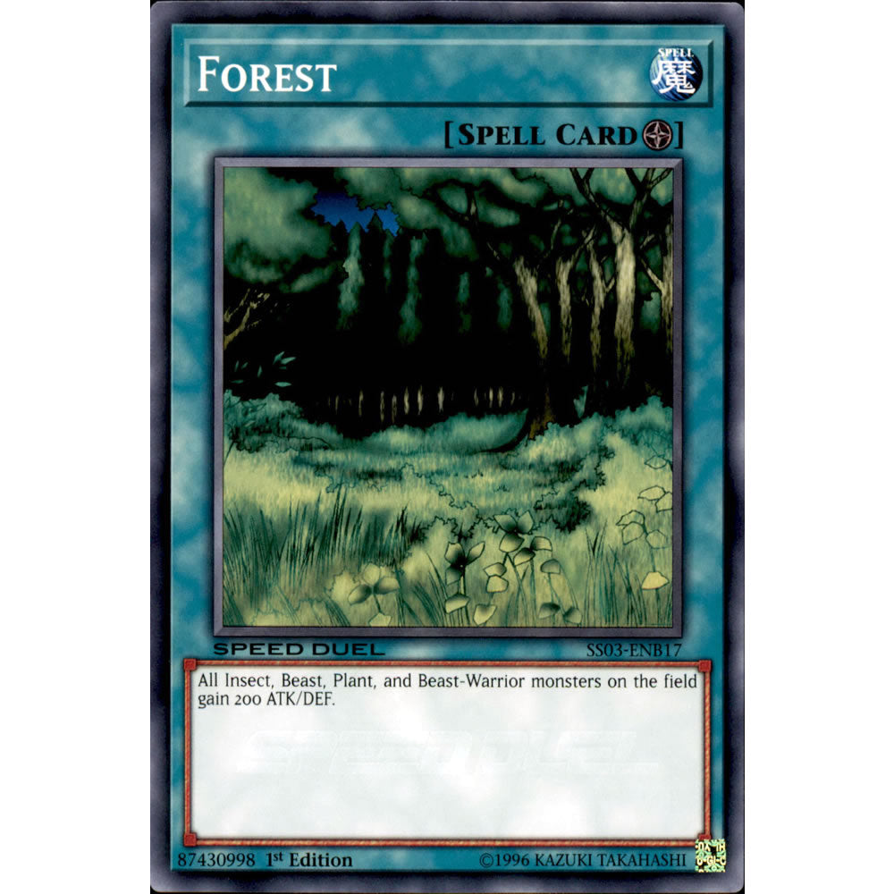 Forest SS03-ENB17 Yu-Gi-Oh! Card from the Speed Duel: Ultimate Predators Set